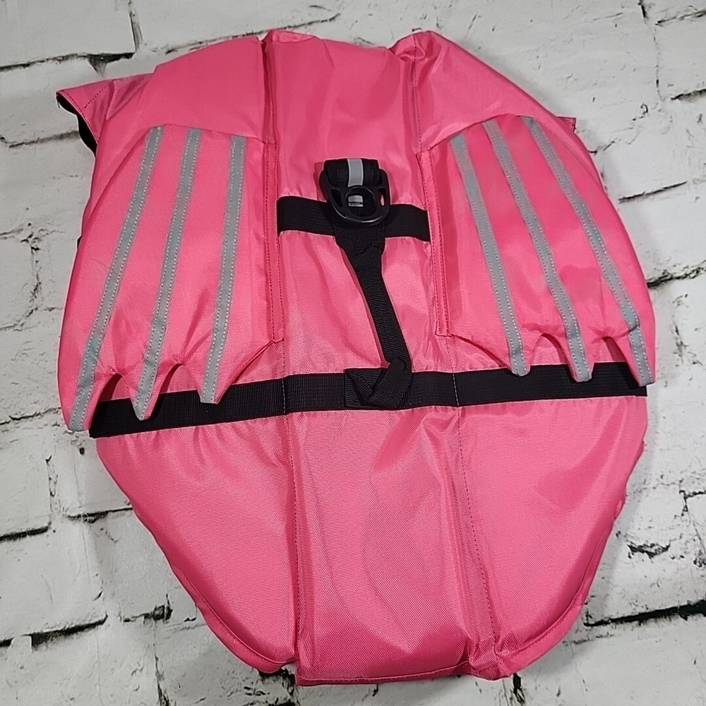 Dog Hot Pink Dragon Pool Swimming Floatation Adjustable Vest Life‎ Jacket XL
